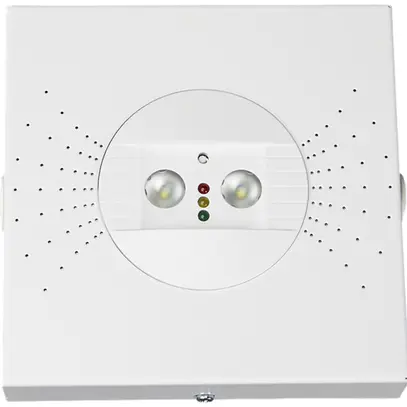 Spot de secours LED CASP-C/W LED N230, 2×3W, pour batterie centrale 