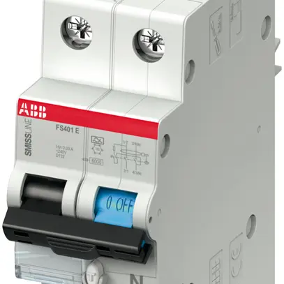 Disgiuntore differenziale SMISSLINE TP 6A/30mA C L+N 6kA 