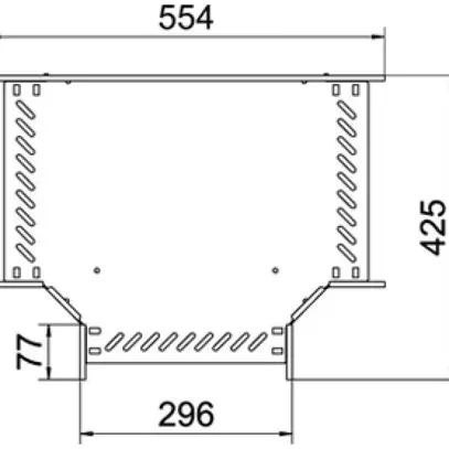 Pièce en T BET RT 85×300mm acier galvanisé à chaud 