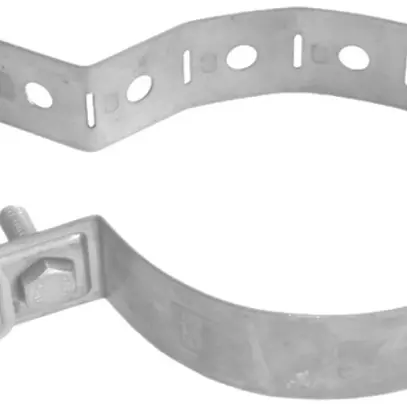 Collier p.descente d.gouttière Elvatec/DEHN RV a.borne d.connection 60…150mm V2A 