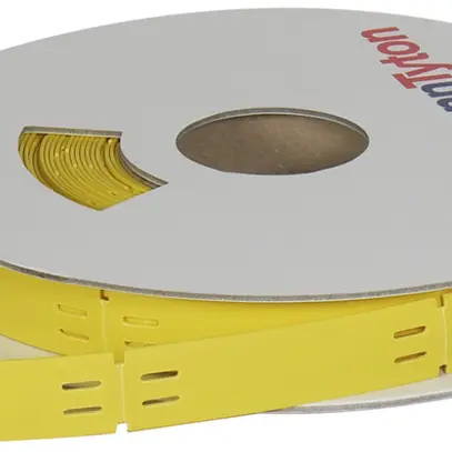 Etichette d'identificazione AWAG HT 65×15mm 190 pezz./rotolo giallo 