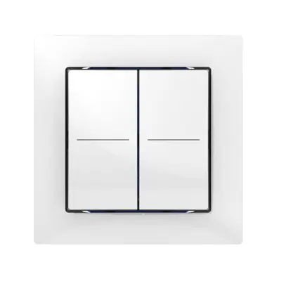 Sensore pulsante ABB Sidus KNX Basic tipo-E, 2/4, bianco lucido 