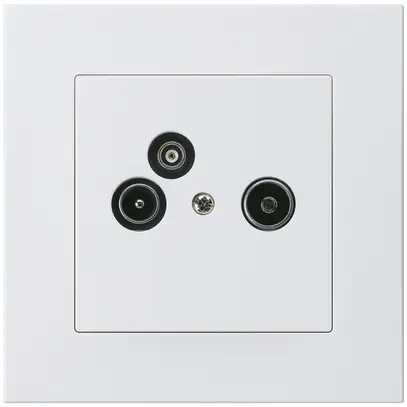 Presa antenna INC R/TV/dati kallysto.pro 2GHz 4dB bianco 