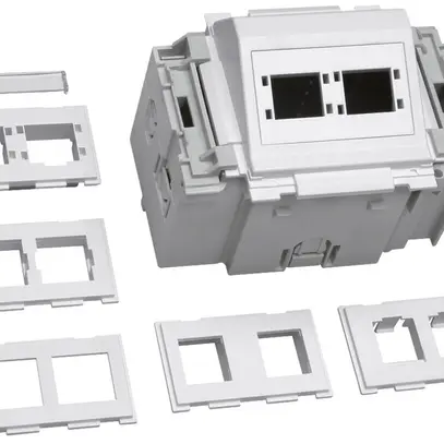 Kit di montaggio INS BRN/hn/an uni. bianco puro 