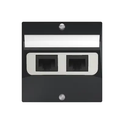 Boîte de raccordement ENC SIDUS 2×RJ45 anthracite 