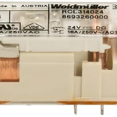 Relais TERMSERIES RCL 24VDC 1W 250VAC 16A Raster 5mm 