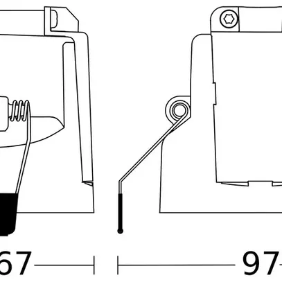 Détecteur de mouvement INC Steinel MD IR 4360-8 COM1 360° blanc 