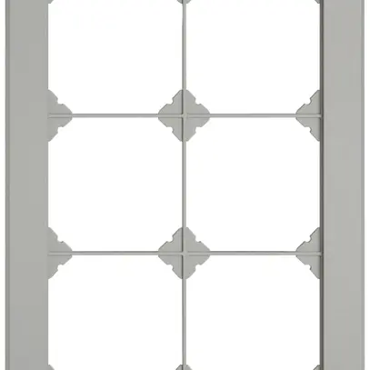 En-tête ENC EDIZIO.liv SNAPFIX® 3×2 pour combinaisons au choix gris clair 