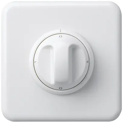 Interrupteur rotatif ENC basico 0/1L blanc 