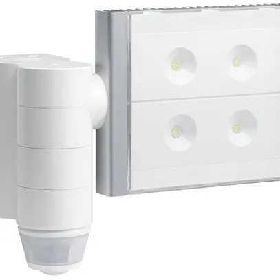 Proiettore LED automatico Hager 200/360° bianco 