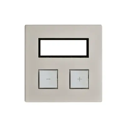 Kit di copertura EDIZIOdue elegance per tasto doppio+RTH stone 