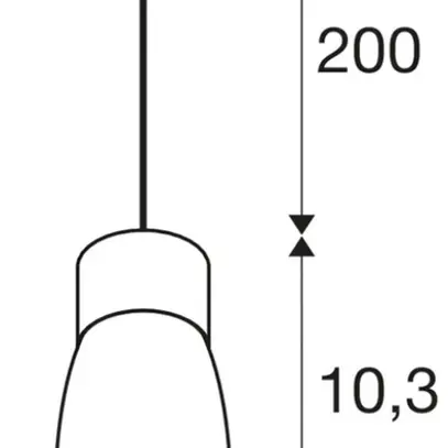 Luminaire suspendu SLV PURI 2.0 Dome AD1PH GU10 1×6W VAR Ø55mm gris 