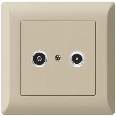 Prise antenne ENC kallysto.line R/TV 14dB 2GHz beige 