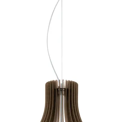 Lampada a sospensione EGLO TINDORI 1×60W, E27, Ø500mm, 1.5m, IP20, marrone scuro 