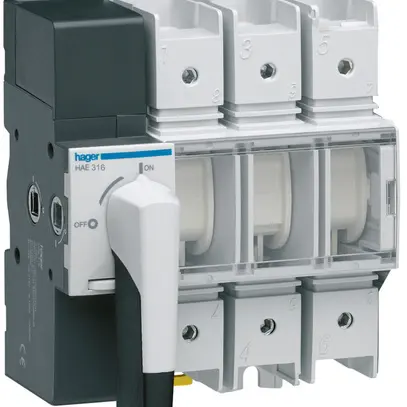 Interruttore sezionatore Hager HAE316 3L 160A 