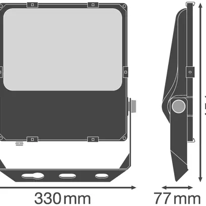 Proiettore LED LEDVANCE FLOODLIGHT PFM SYM 60, 150W 4000K 21000lm IP66 nero 