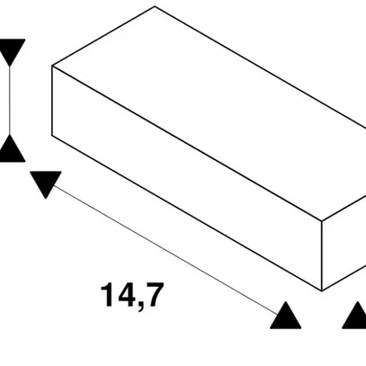 Alimentazione terminale SLV S-TRACK DALI 5×2.5mm² destra nero 