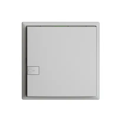 Pulsante INC KNX 1×EDIZIOdue grigio chiaro RGB con LED 