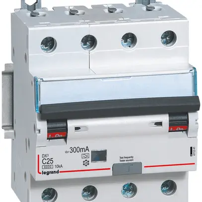 Disjoncteur différentiel Legrand C 4P 10A 6000A 300mA type A 