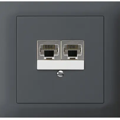Boîte INC kallysto 2×RJ45s séparé CUC anthracite 