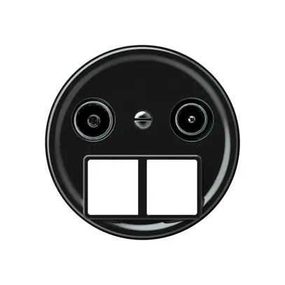Presa multimedia TV-R origin cassetta passante 15dB 1.7dB nero 
