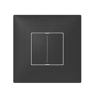 Corona per sensore pulsante SIDUS KNX Basic Fset-B 1/2, antracite 