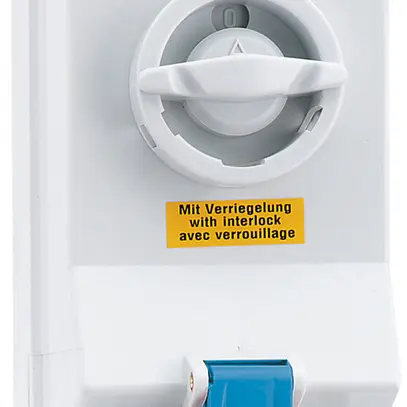 AP-Steckdose CEE Bals 32A 5P 230V 9h IP44 Ni abschaltbar, verriegelbar, QC 