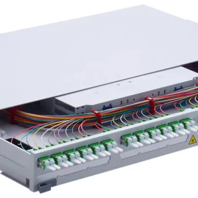 Pannello di distribuzione 19" FO UniRack2 1UA 12×LC-Duplex G.652.D 