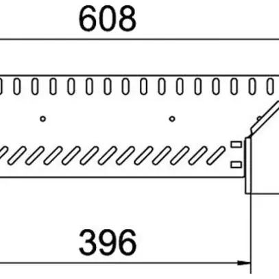 Sortie en T BET RAA 85×400mm acier galvanisé à chaud 