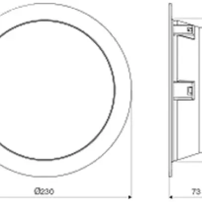 LED-Downlight Steinel RS PRO DL 200 HF 17.3W 2088lm 830/840/857 DIM 