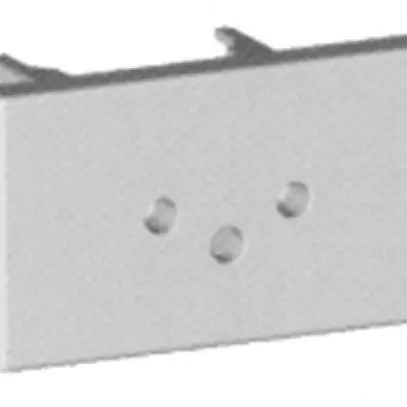 Plaque frontale Hager T12 FLF blanc 