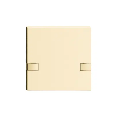 Touche 1/1 KNX/électron.s.LED EDIZIOdue 2× commande simple, vanille 