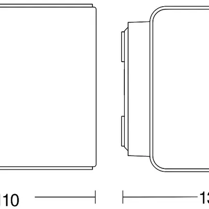 Applique LED Steinel L 840 C 9.1W 319lm 830 IP44 anthracite 