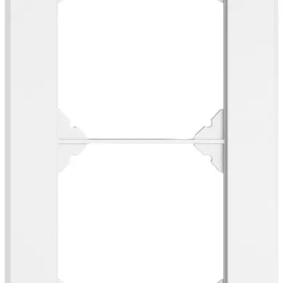 Intestazione INC EDIZIO.liv SNAPFIX® 2×1 per combinazioni a libera scelta bianco 