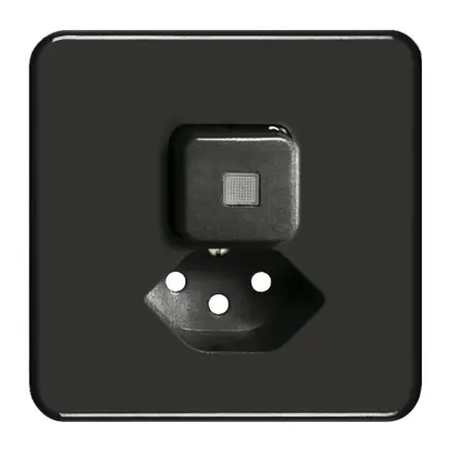 Kit frontale INC FH T13 nero 86×86mm con lente 