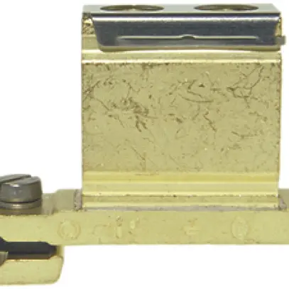 Morsetto di terra componibile Woertz 6…16mm² raccordo a vite 1×1 guida DIN 35mm 