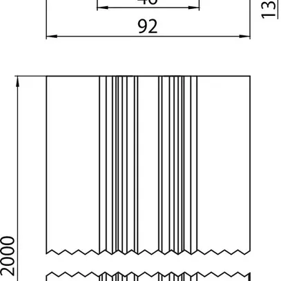 Binario conduttore INS Sylvania Lytespan 220…240V trifase DALI all 2m bianco 
