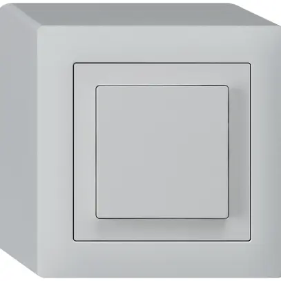 Interrupteur à poussoir AP kallysto 3/1L gris clair 