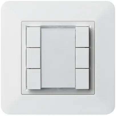 Poussoir multifonction ENC kallysto.trend KNX RF 6× blanc 