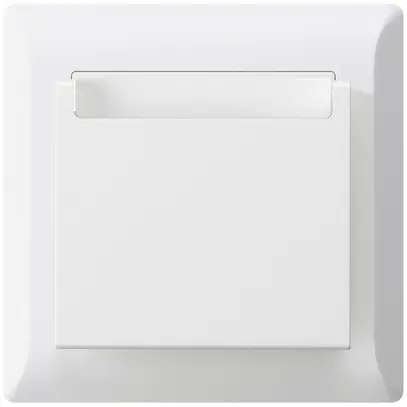 Interruttore Hotelcard INC kallysto.line 1L bianco 
