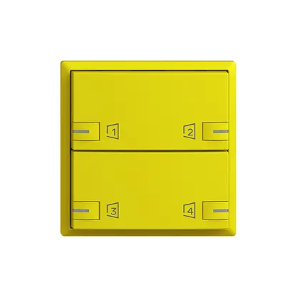 Kit de montage EDIZIOdue zeptrionAIR F, WLAN, LED-RGB, 2×touche, 2×commande lem 