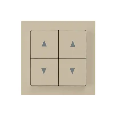 Pulsante per tappar.INC kallysto A beige con 4 tasti 