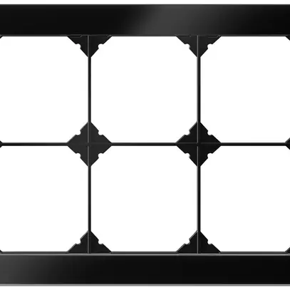 En-tête ENC EDIZIO.liv prestige SNAPFIX® 2×3 154×214mm verre noir 
