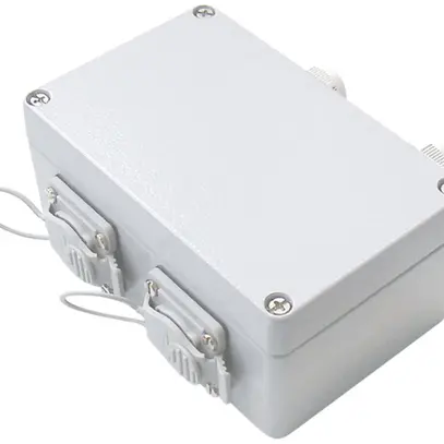 Scatola di raccordo AP Dätwyler industria per 2×KS/GG45, IP67 
