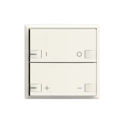 Kit frontale ON-OFF variatore 2t+LED ZEP EDIZIOdue bianco 