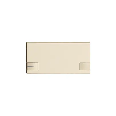 Touche 1/2 KNX/électron.a.LED EDIZIOdue commande à 2-touches crema 