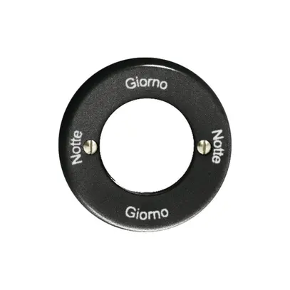 Kit front. Notte-Giorno-Notte-Giorno pour interr.rot.à clé noir 