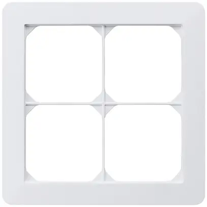 Telaio di copertura INC kallysto.trend 2×2 bianco 154×154mm 