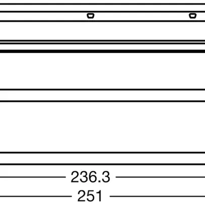 Convertitore LED OT 180/120…277/700 P5 180W 700mA 251×60×39mm IP65 