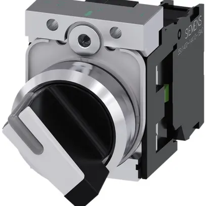 Interrupteur à manette Siemens SIRIUS ACT support 1F O-I métal brillant 